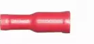 Red Bullet Receptacle 4.0mm LONG