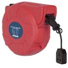Wall Mountable, Self Retracting 230v Extension Cable Reel