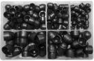 Assorted Black Nut Caps (200)