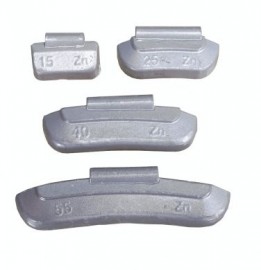 Zinc Wheel Weights for STEEL Wheels 15g (100)