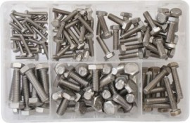 Assorted Stainless Steel Metric Setscrews (120)