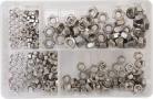 Assorted Stainless Steel Metric Nuts (250)