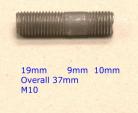 Stud M10 x 37 (Fine) - Toyota (20)