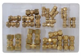 Assorted Brass Tube Couplings (Imperial)