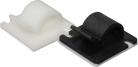 Adhesive Cable Clips Nylon 10mm (100)