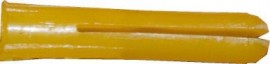 Plastic Masonry Plugs 5.0mm Yellow