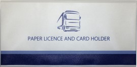Paper License and Card Holder