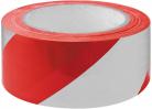 Adhesive Hazard Warning Tape - Red/White