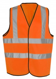 Orange High-Visual Waistcoat